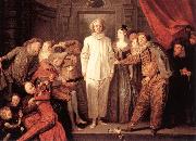 WATTEAU, Antoine Italian Comedians21 painting